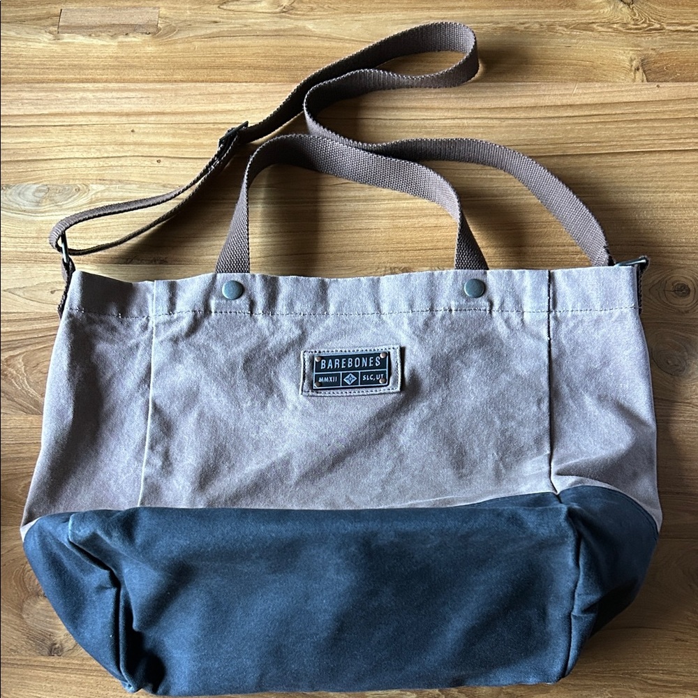 Barebones Neelum Market tote 16 L Canvas & beeswax